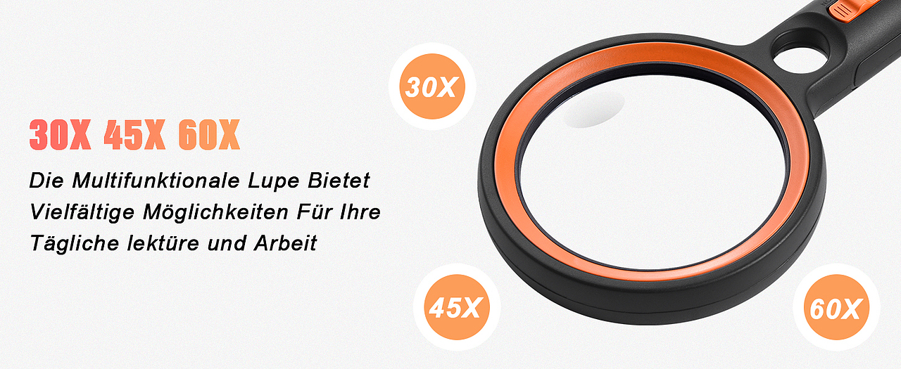 新版 放大镜-黑橙色