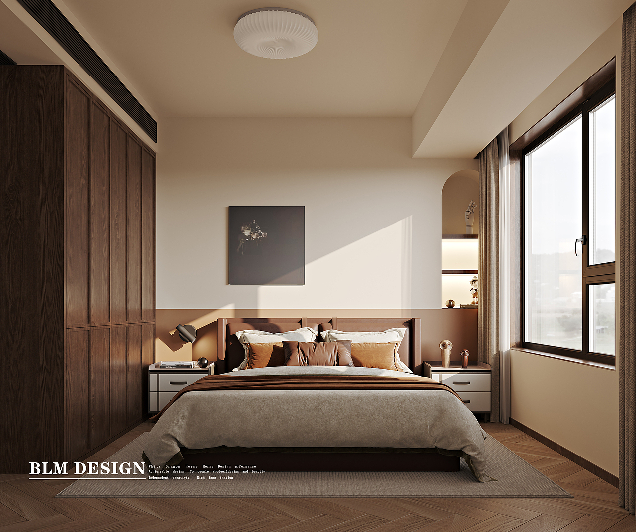 法式复古风-白龙马效果图