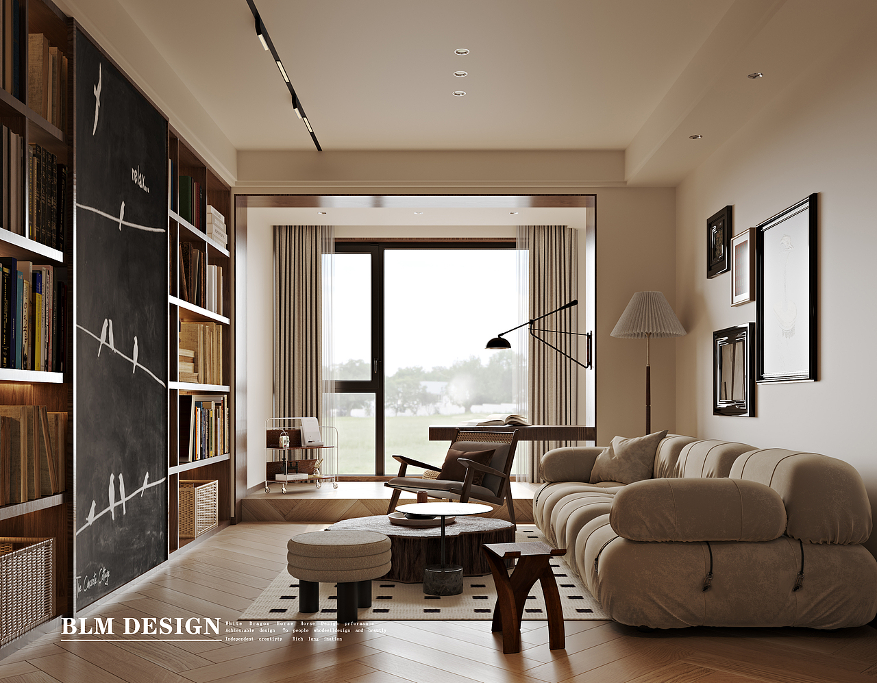 法式复古风-白龙马效果图