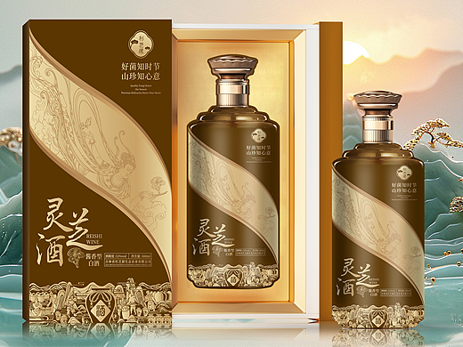 白酒包装 / 灵芝酒 / 酒包装