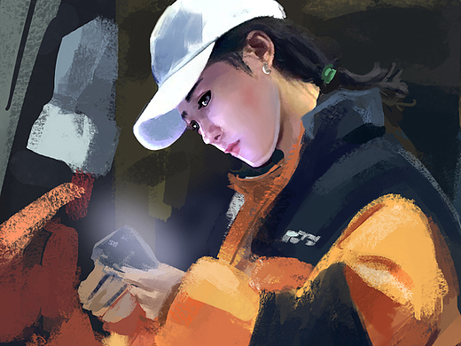 電梯里的小姐姐（個(gè)人主頁-ZNzA2NjY5NjA=） - 創(chuàng)作習(xí)作 - 站酷設(shè)計(jì)師焱小楚原創(chuàng)素材 - 站酷ZCOOL