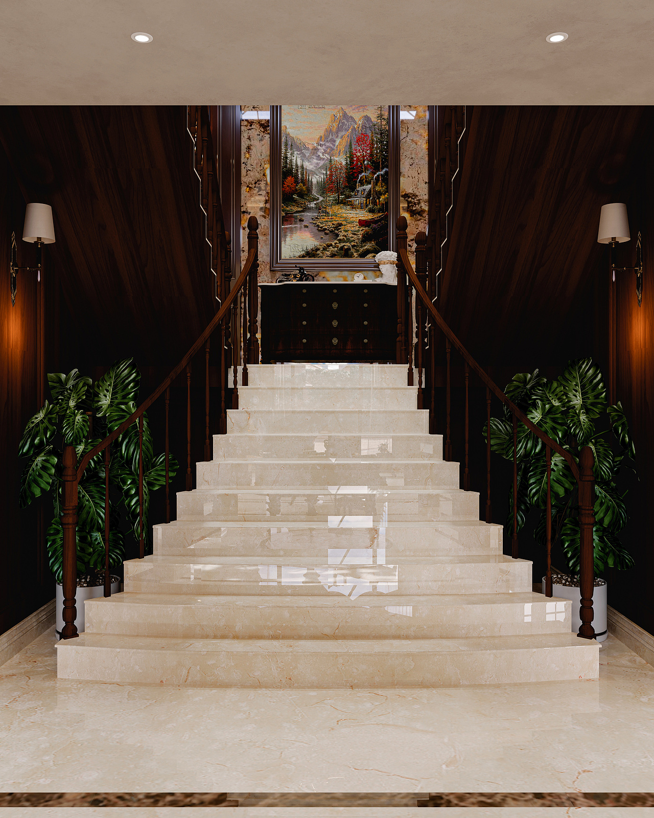 美式复古图纸表现