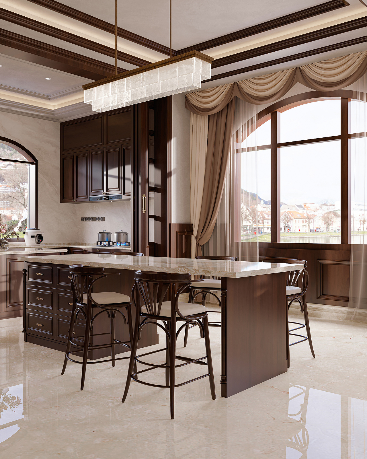 美式复古图纸表现