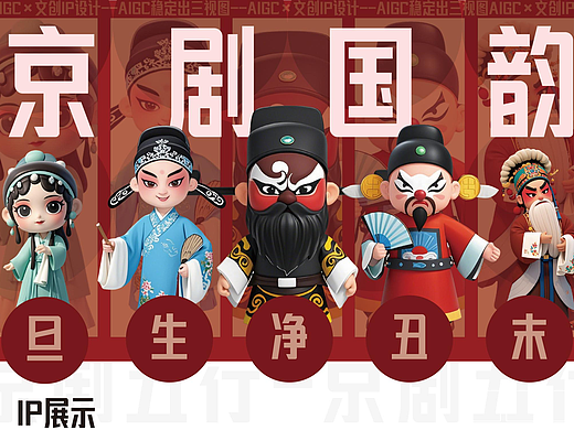AIGC赋能文创设计《京剧国韵--戏曲文创》