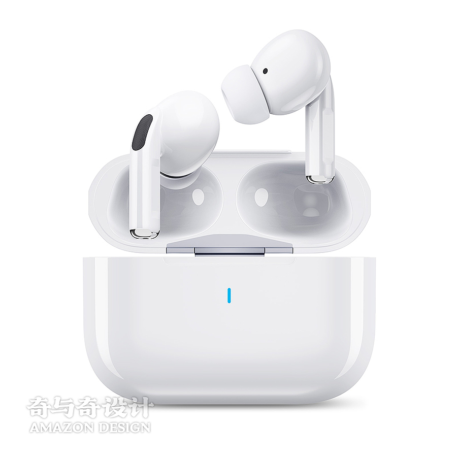 亚马逊跨境电商 亚马逊开店主图设计案例 蓝牙耳机产品