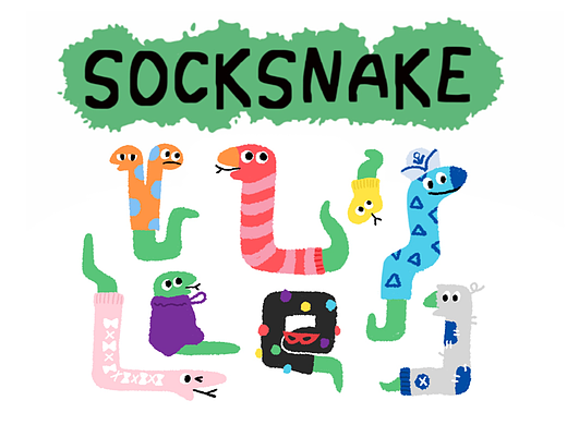 【袜子蛇】SOCKSNAKE 蛇年IP 原创IP 