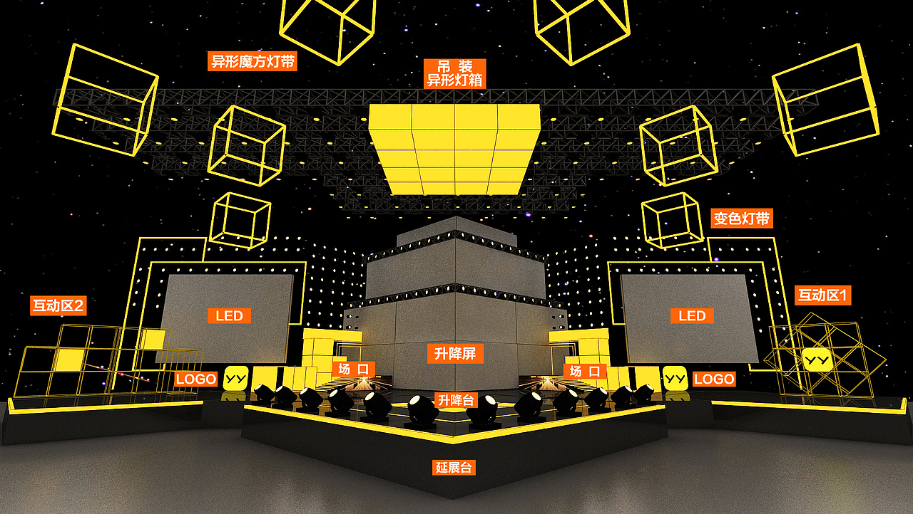 2020-2021年度YY盛典舞美效果图