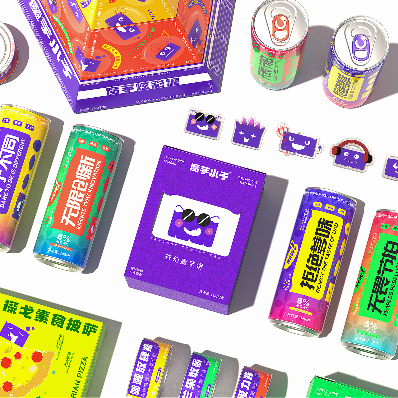 魔芋小子品牌包装设计
