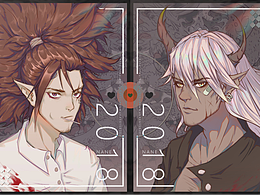 《阴阳师》酒吞茨木同人