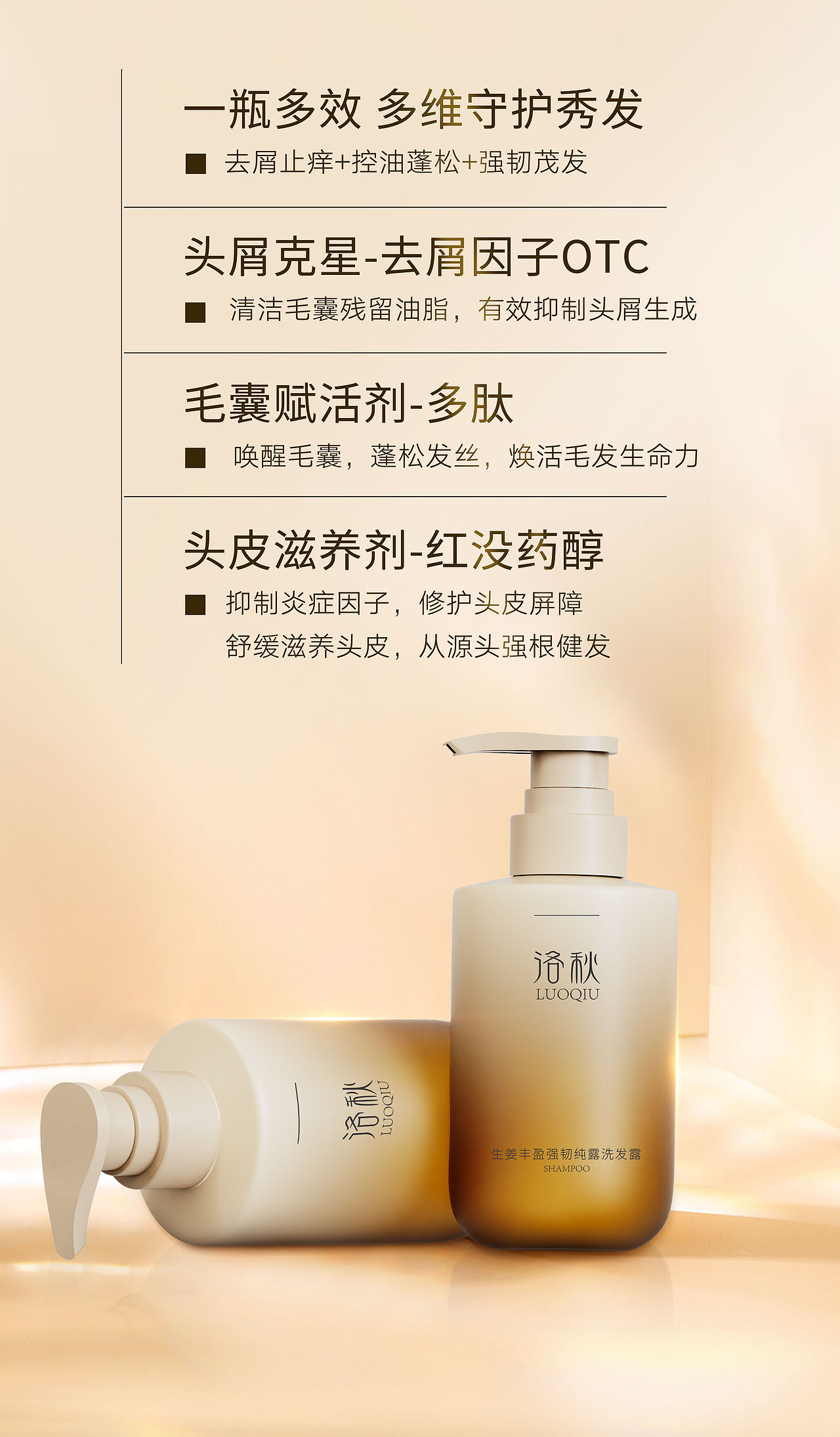 洛秋——丰盈强韧洗发水——详情页切图