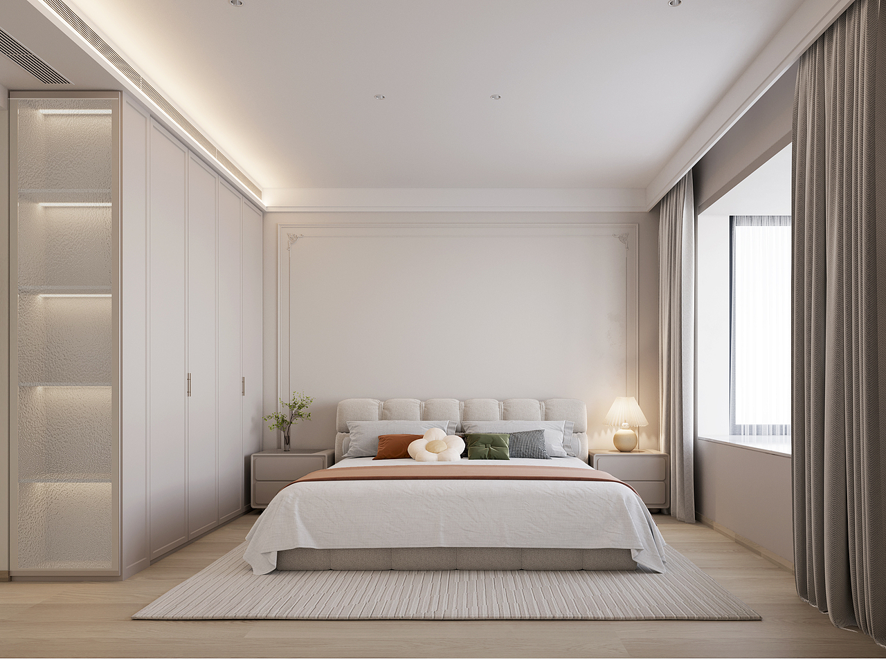 奶油配牛油果绿