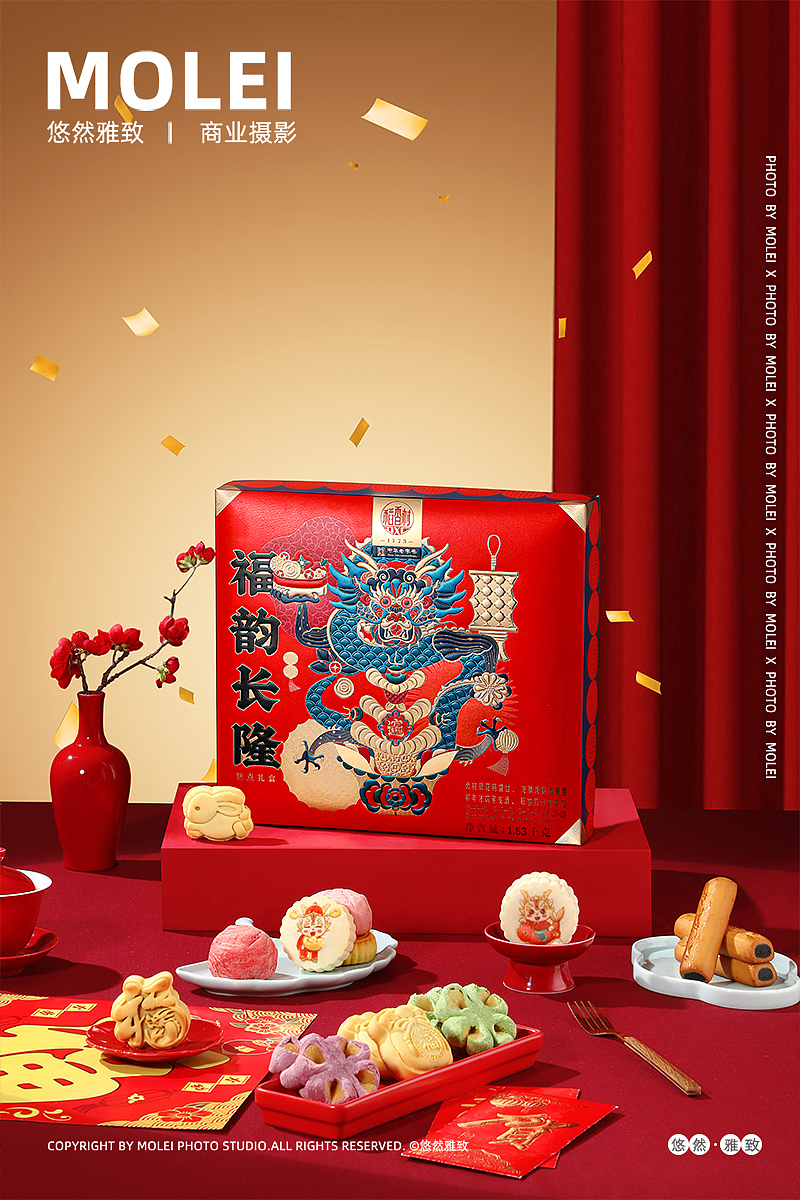 稻香村春节礼盒|新年款|糕点|产品摄影|默雷（图ZMzc5NzM1NzM2） - 产品摄影 - 站酷设计师悠然雅致摄影原创素材 - 站酷ZCOOL