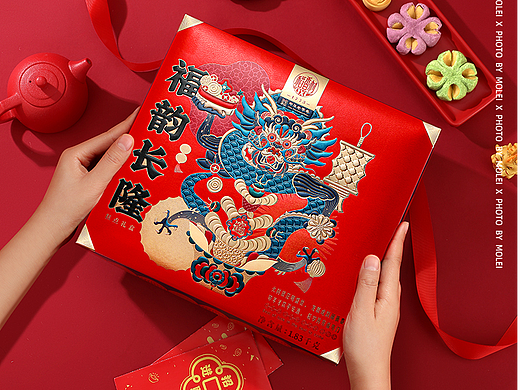 稻香村春节礼盒|新年款|糕点|产品摄影|默雷