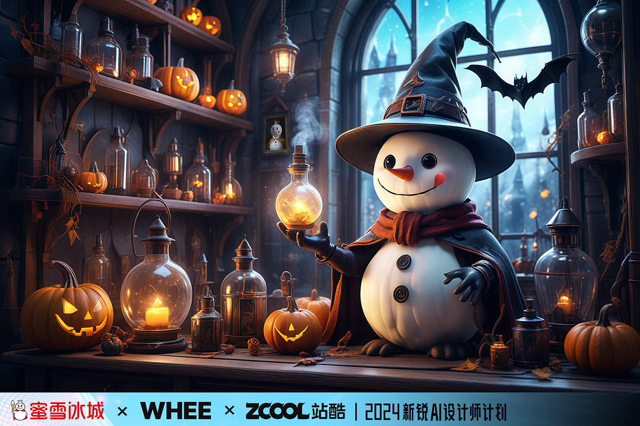 不藏了，雪王的N种身份（图ZMzc5NzQwNTg4） - AI作品 - 站酷设计师Z33463154原创素材 - 站酷ZCOOL