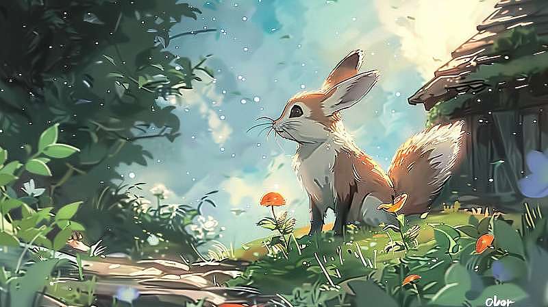 AI儿童绘本《小兔的星空之旅》