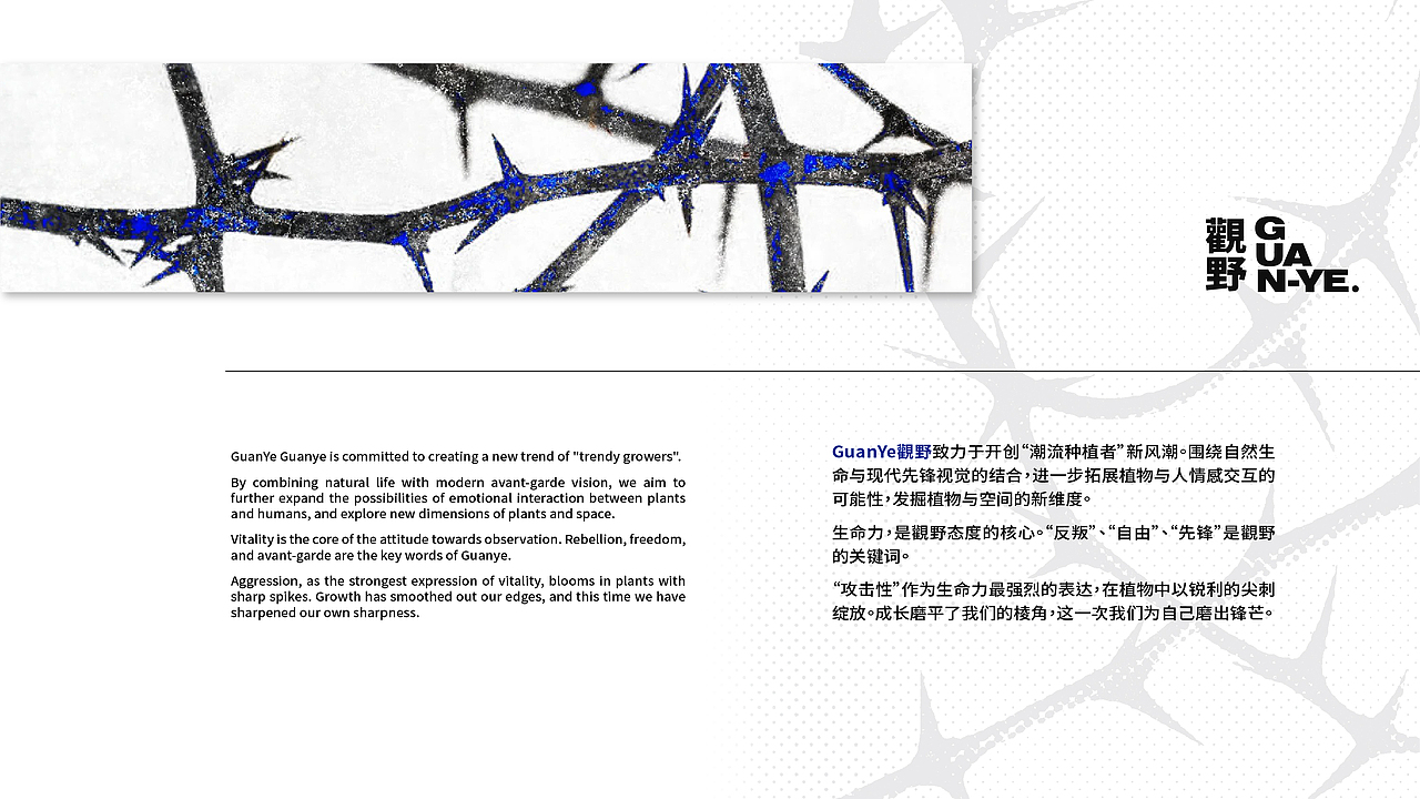 GuanYe觀野——先锋植物 | 品牌视觉（图ZMzc5NzQ0MDU2） - 品牌 - 站酷设计师一口月原创素材 - 站酷ZCOOL