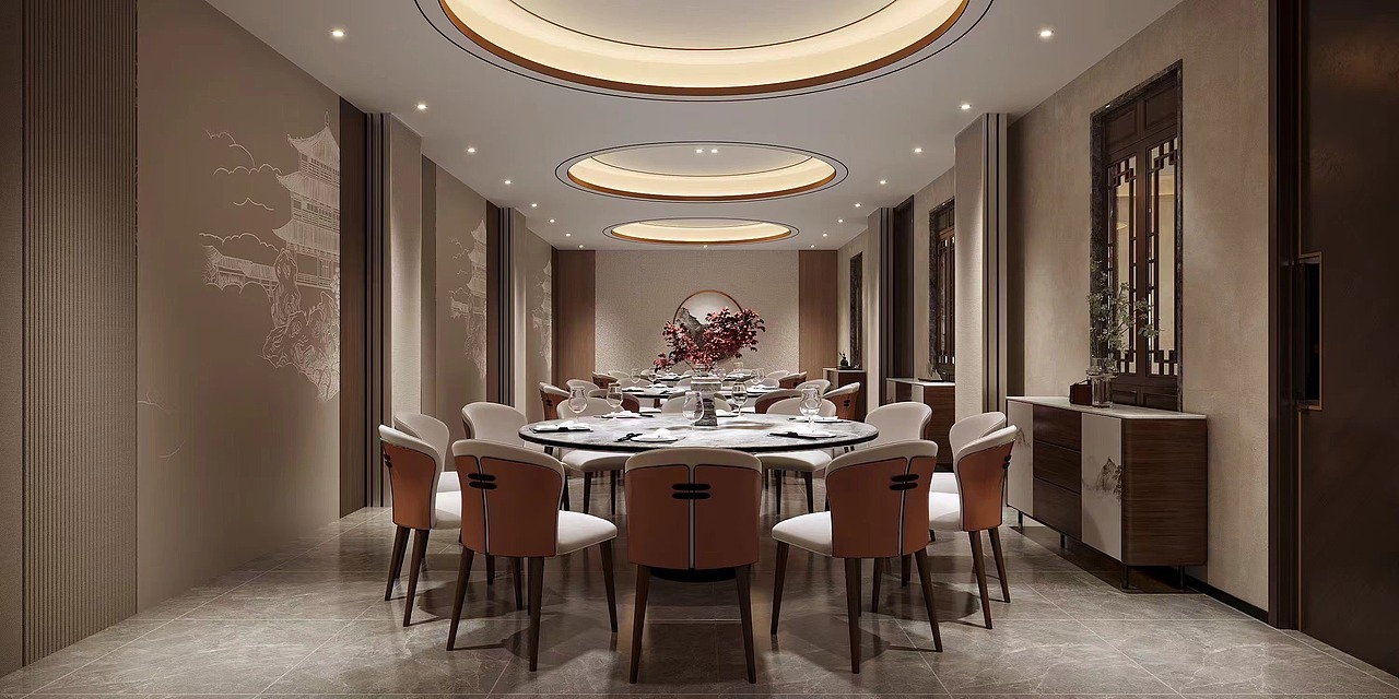 国潮风餐厅,传统韵味十足!