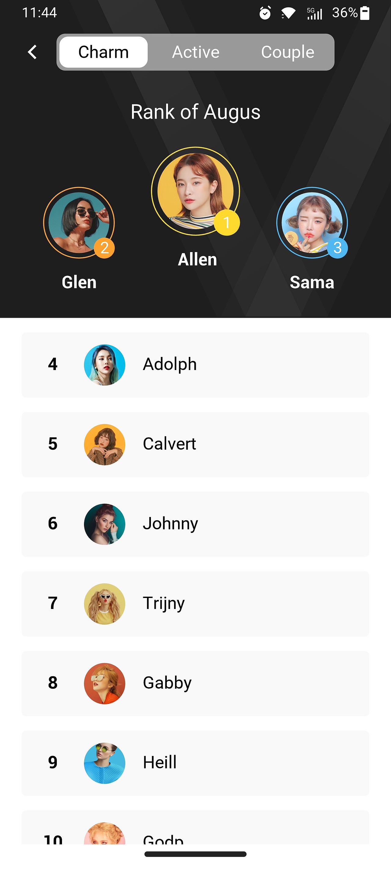 UI分享 | 国外直播类 APP 界面设计