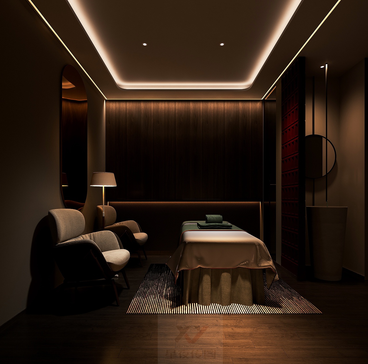 工装-现代轻奢足浴会所—感受在一呼一吸间