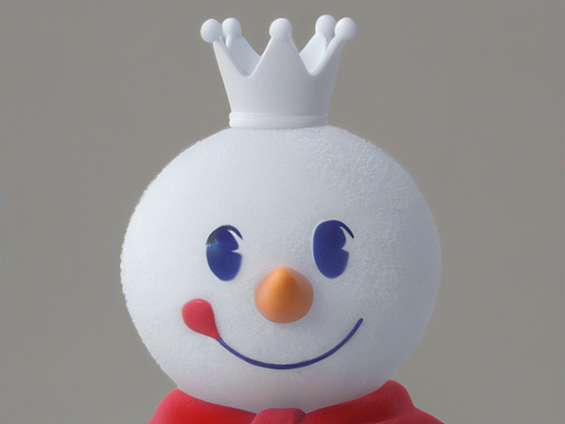 毛绒雪王