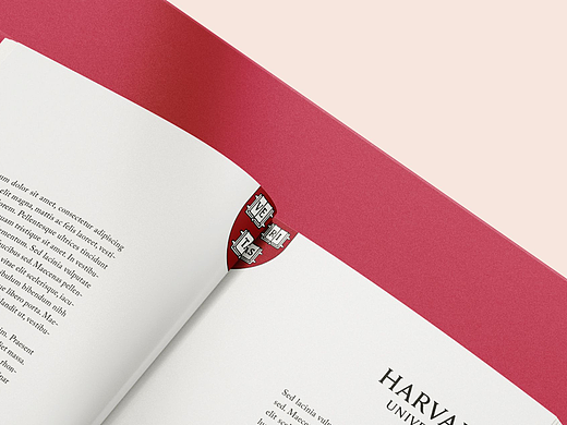 HARVARD哈佛大学公开课系列丛书形象书籍画册定位设计