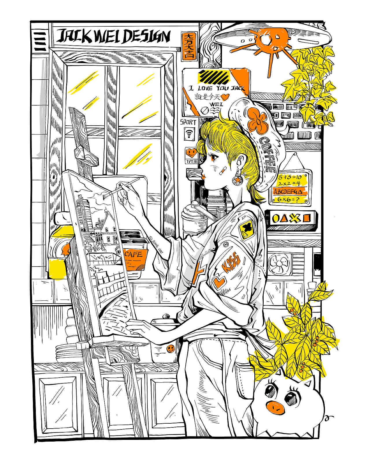 在家里画画治愈自己