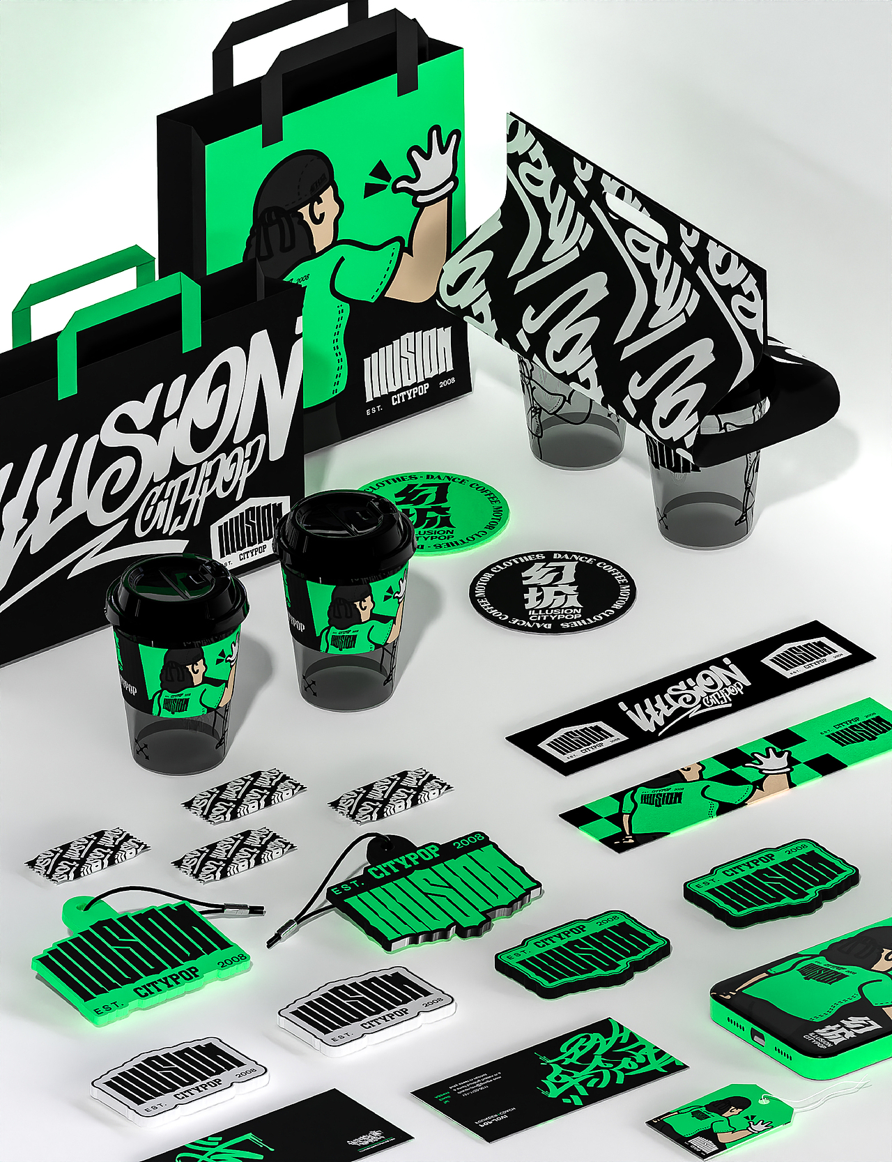 幻城中心-ILLUSION|舞蹈工作室品牌全案设计(图ZMzc5Nzc0OTcy) - 品牌 - 站酷设计师苏白SUBAI原创素材 - 站酷ZCOOL