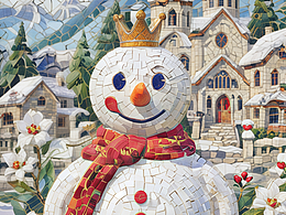 高迪的陶瓷雪王