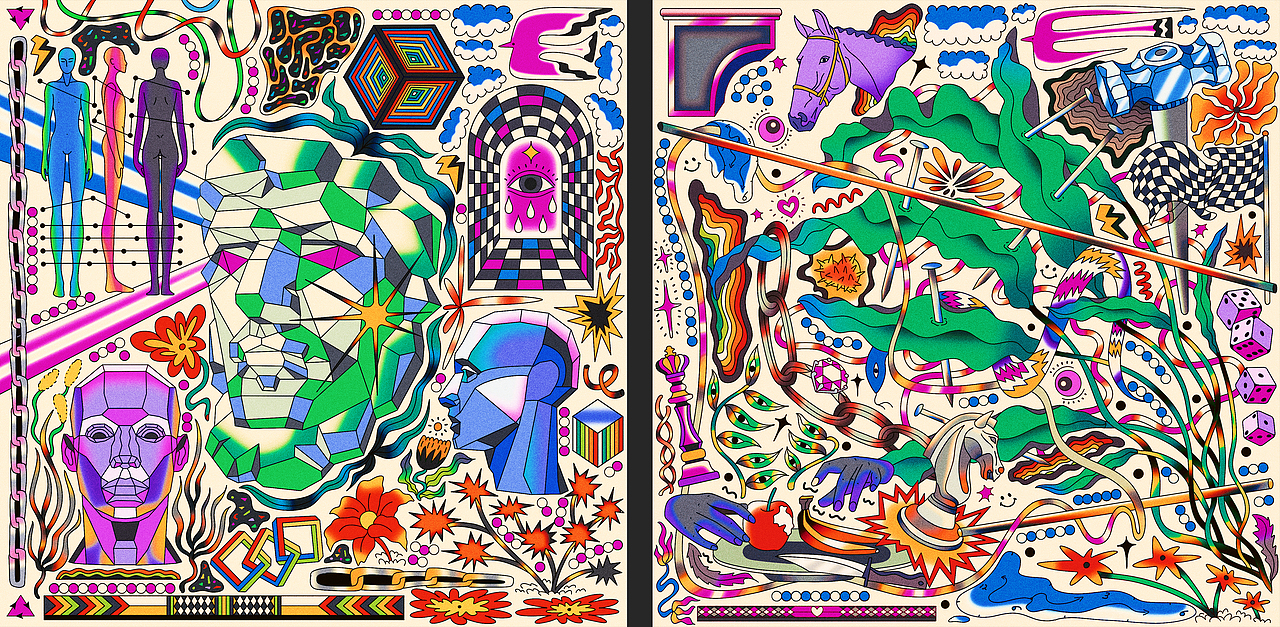 插画风格探索实验（图ZMzc5NzgzMTc2） - 艺术插画 - 站酷设计师插画师卷耳原创素材 - 站酷ZCOOL