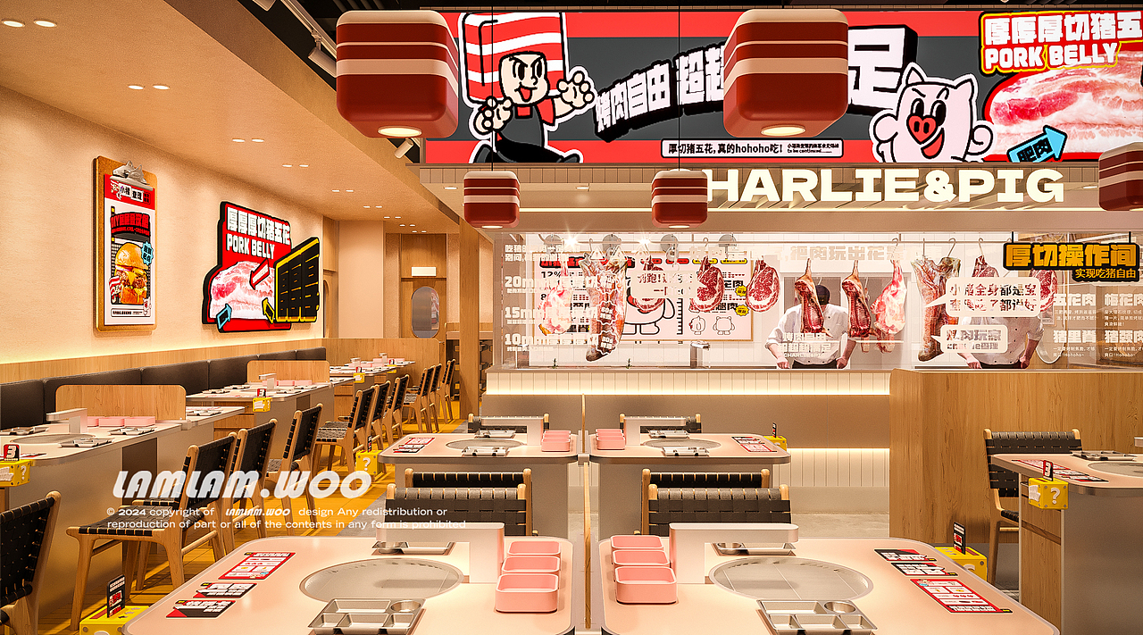 IP烤肉店 | 创造的沉浸式消费体验空间