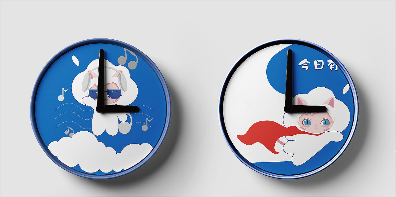 今日有云/瓦小咪玩偶形象