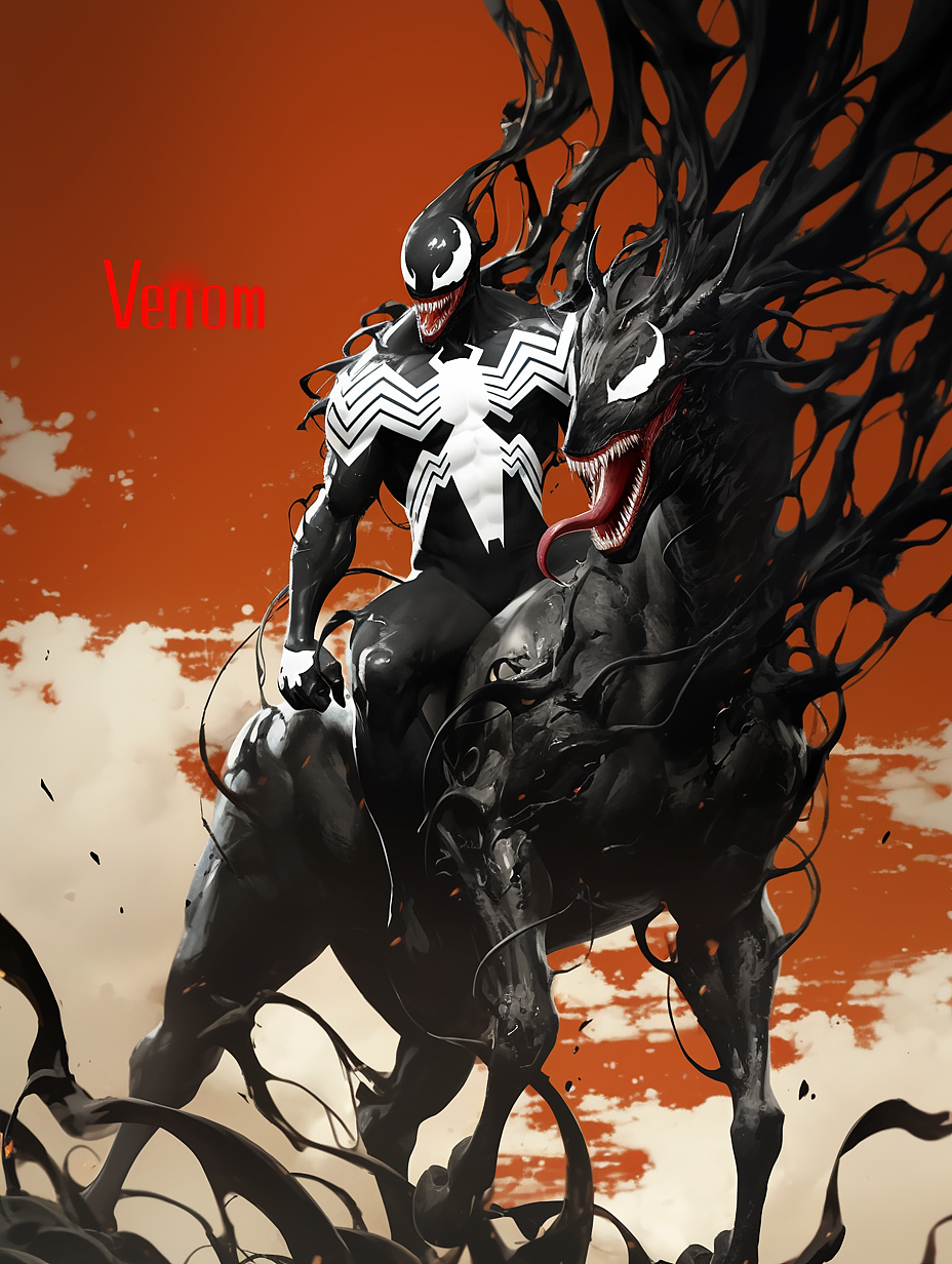 毒液3 海报 | midjourney 