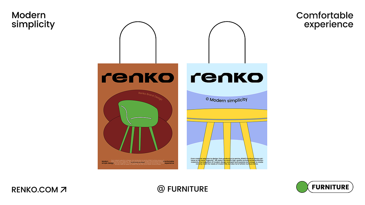 RENKO | 家具品牌视觉设计(图ZMzc5ODAzMDY4) - 品牌 - 站酷设计师旋转的丸子原创素材 - 站酷ZCOOL