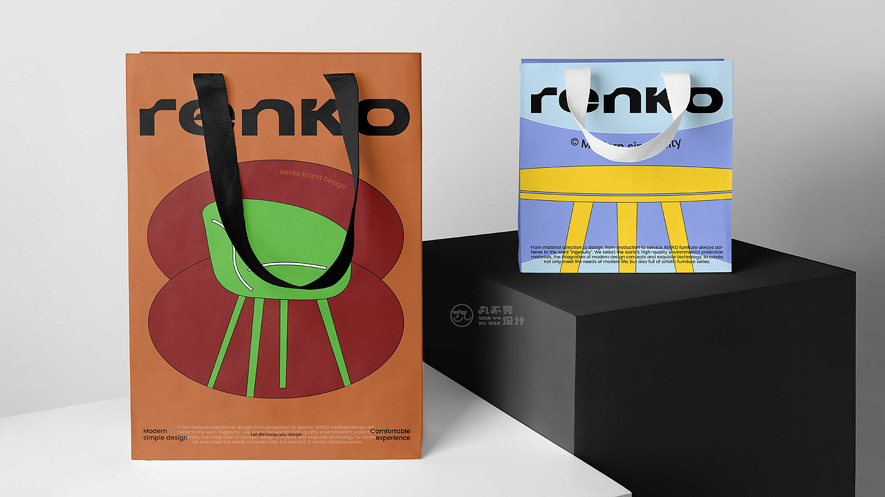 RENKO | 家具品牌视觉设计(图ZMzc5ODAzMDg4) - 品牌 - 站酷设计师旋转的丸子原创素材 - 站酷ZCOOL