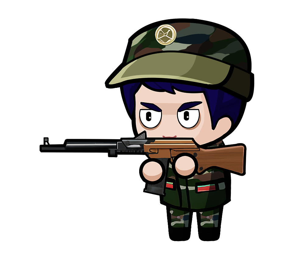 枪战Q版人物（图ZMzc5ODA0Mzg0） - 游戏原画 - 站酷设计师桃華原创素材 - 站酷ZCOOL