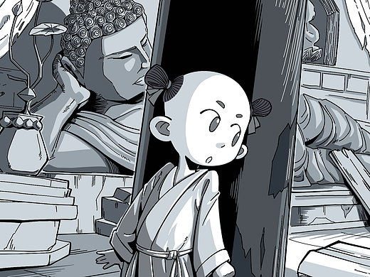 《少年狄仁杰》插画图书稿件展示   01