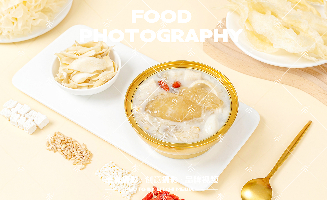 觅宫燕x花胶/燕窝/绿豆沙/杨枝甘露/无花果梨羹/燕窝粥（图ZMzc5ODEwNDQ0） - 美食摄影 - 站酷设计师荔枝传媒原创素材 - 站酷ZCOOL
