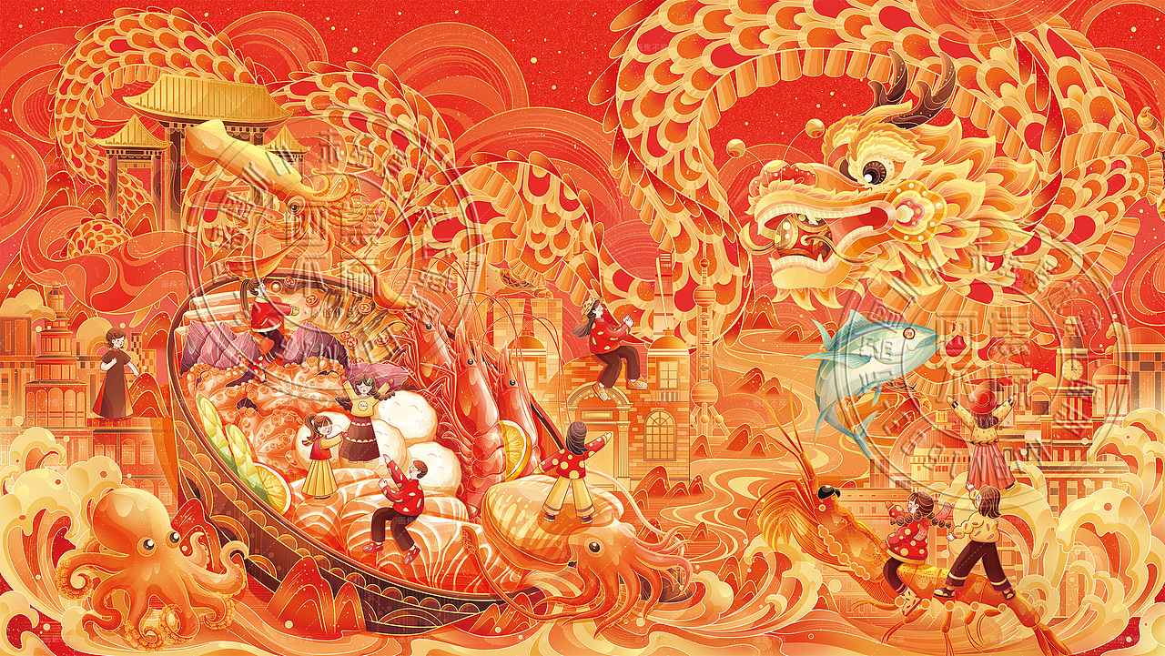 2023年度插画作品集-画焦不麻（图ZMzc5ODE4MjAw） - 商业插画 - 站酷设计师画焦不麻原创素材 - 站酷ZCOOL