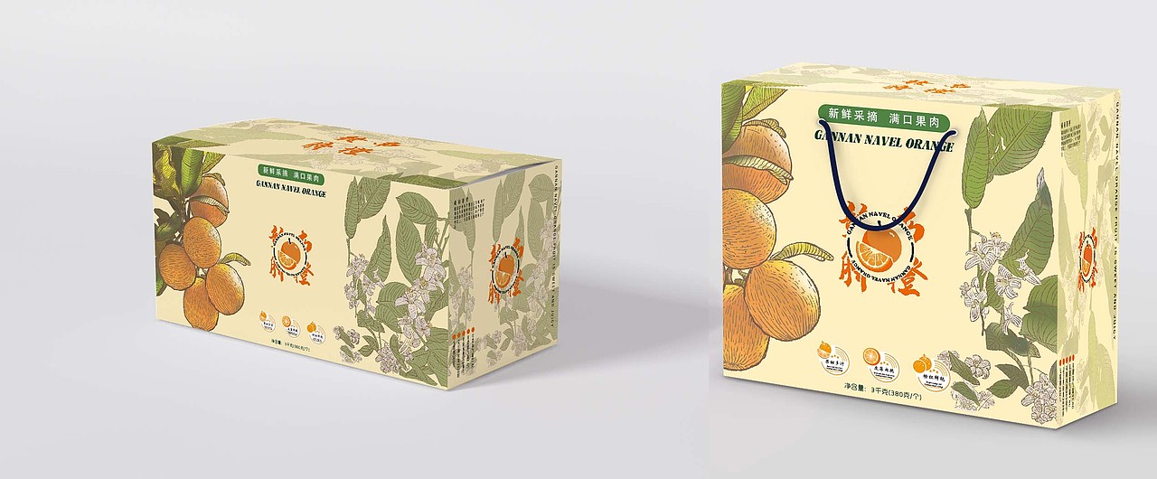 赣南脐橙包装设计（图ZMzc5ODE4Mjgw） - 包装 - 站酷设计师明月0714原创素材 - 站酷ZCOOL