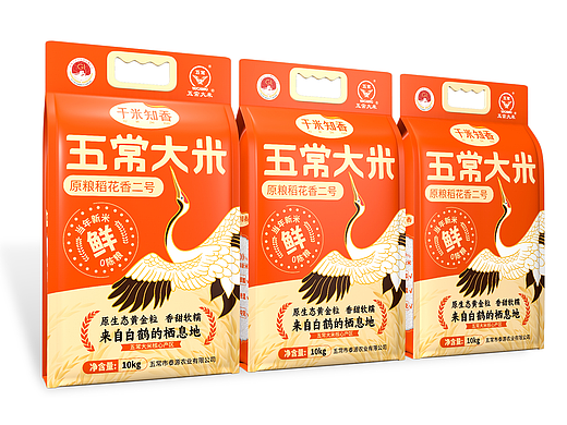 于米知香：五常大米包装 品牌升级 食品包装 设计作品