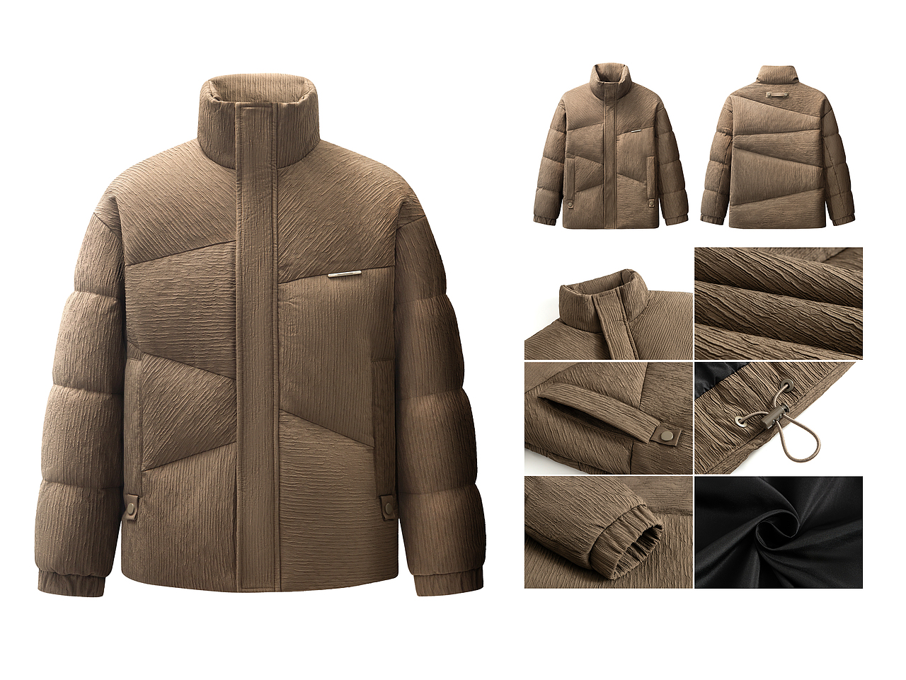 服装平铺 白底图 拍摄展示 / 羽绒服（图ZMzc5ODM2Njgw） - 产品摄影 - 站酷设计师李员外三百斤原创素材 - 站酷ZCOOL