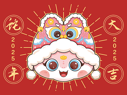 蛇年国潮插画