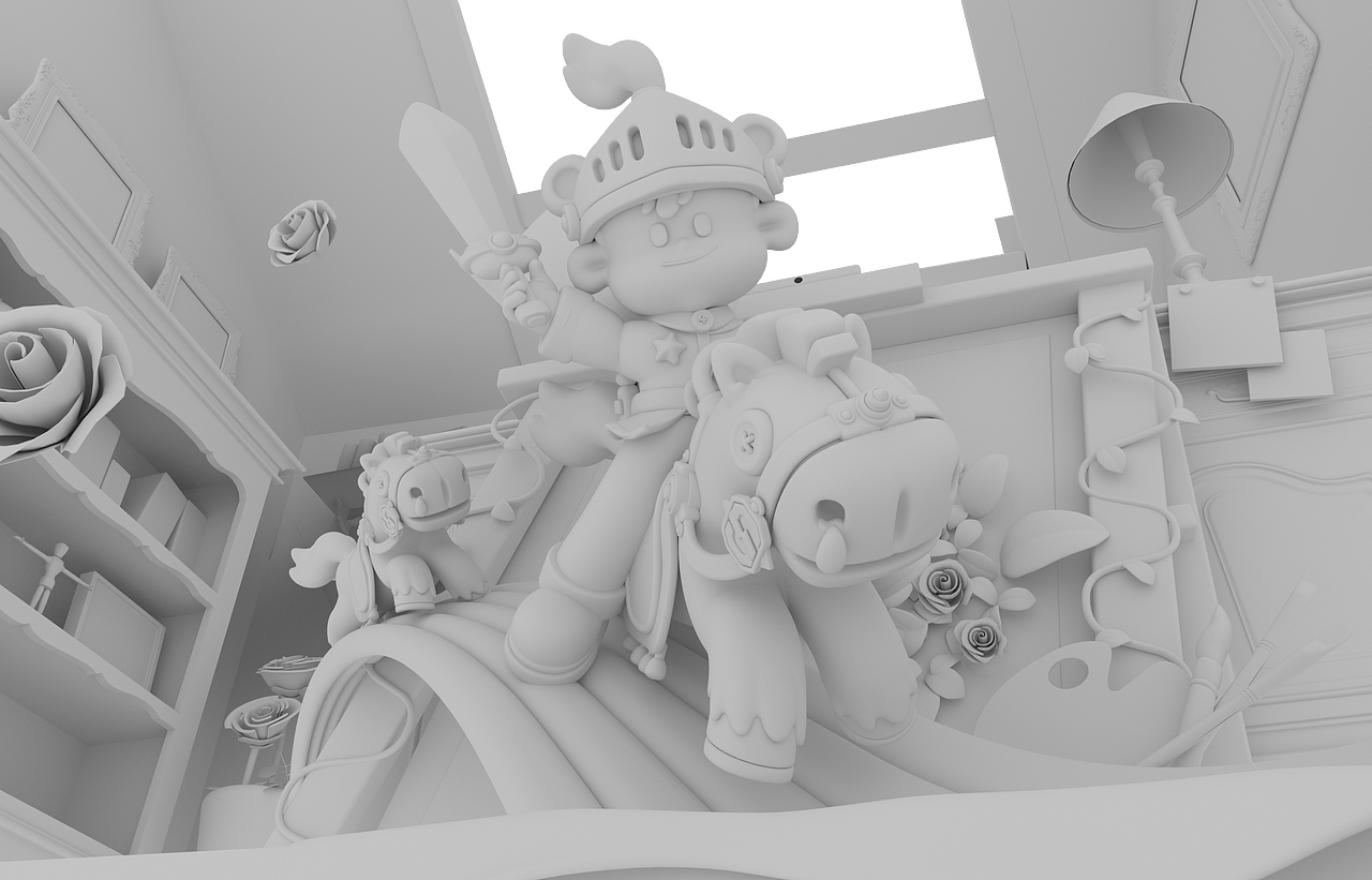 《小骑士与梦境的浪漫邂逅》（图ZMzc5ODUwMDM2） - 商业插画 - 站酷设计师松软海浪原创素材 - 站酷ZCOOL