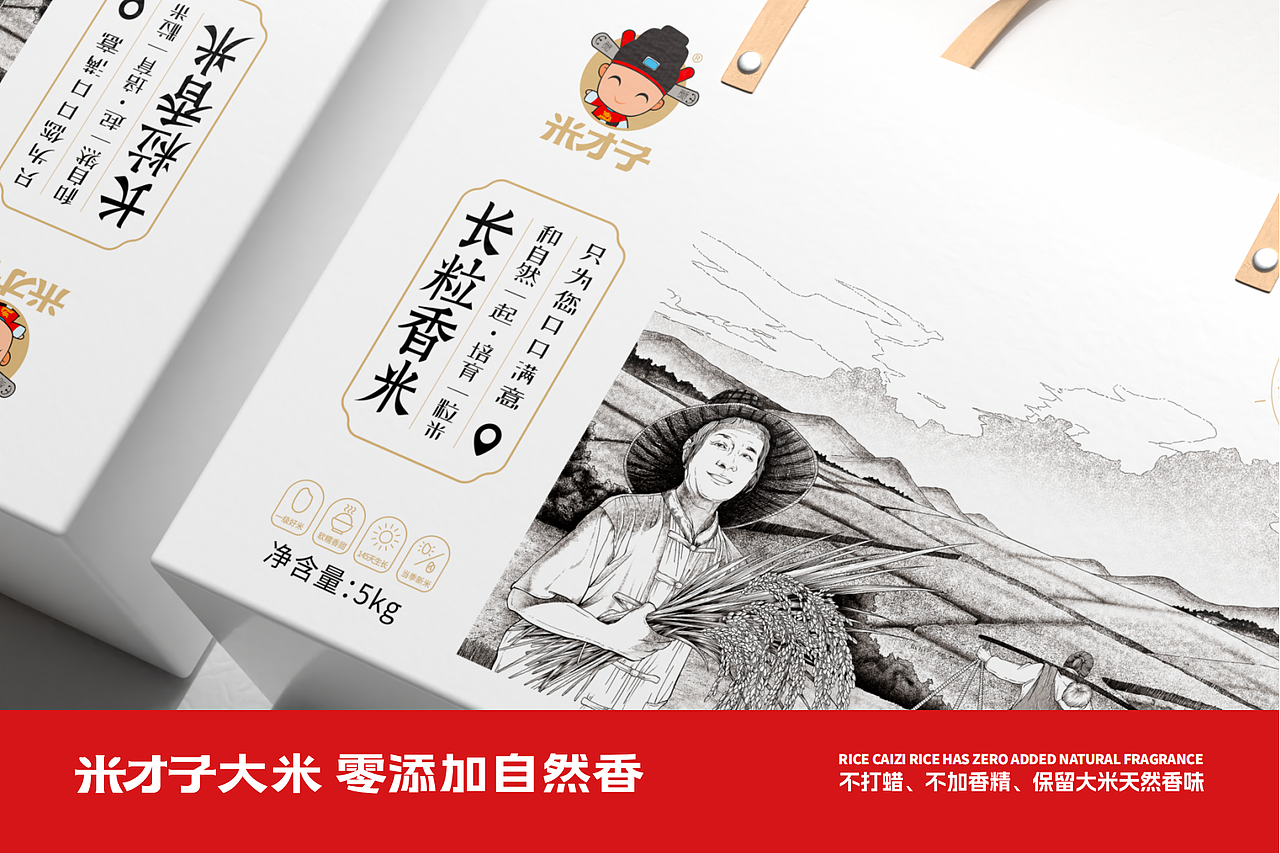 粤猫x米才子|大米品牌全案案例分享