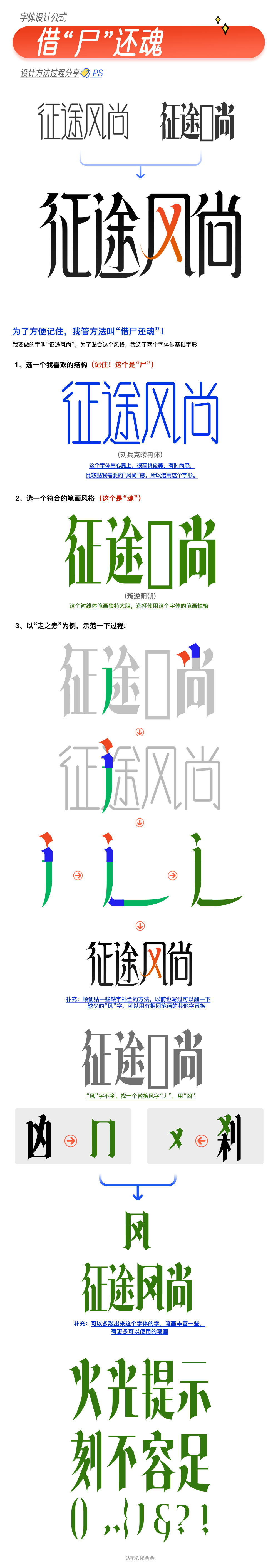 字体设计之“设计公式”（图ZMTQ5NDQyNzY=） - 教程 - 站酷设计师杨会会原创素材 - 站酷ZCOOL