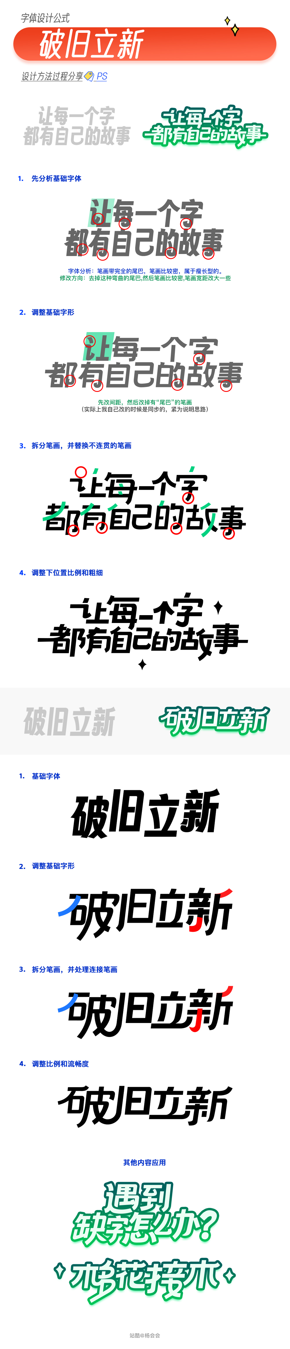字体设计之“设计公式”（图ZMTQ5NDQyODg=） - 教程 - 站酷设计师杨会会原创素材 - 站酷ZCOOL