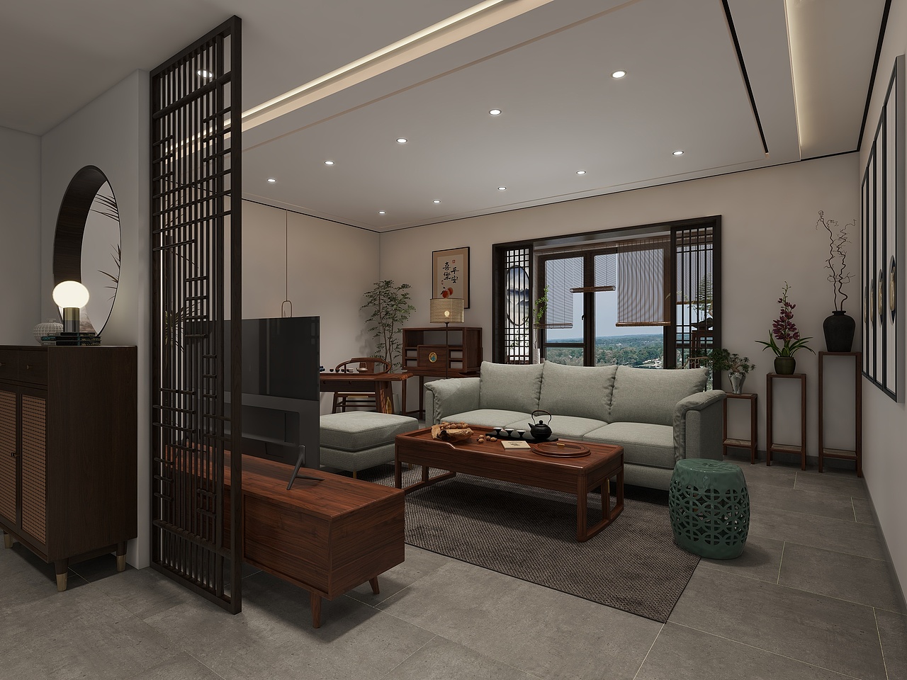 中式还是很多人喜欢（图ZMzc5ODYzNTky） - 家装设计 - 站酷设计师Tina是设计师原创素材 - 站酷ZCOOL