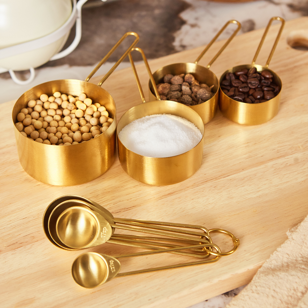 镀金不锈钢量勺（图ZMzc5ODY5MjA4） - 产品摄影 - 站酷设计师北方在此原创素材 - 站酷ZCOOL