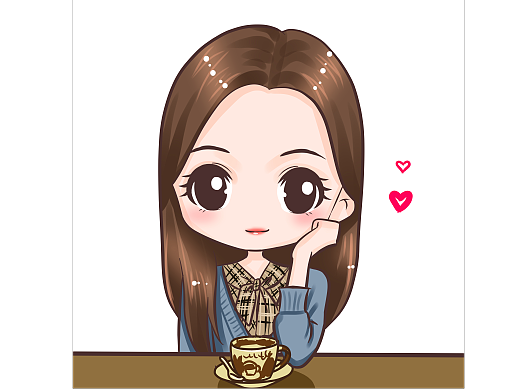 手绘漫画头像