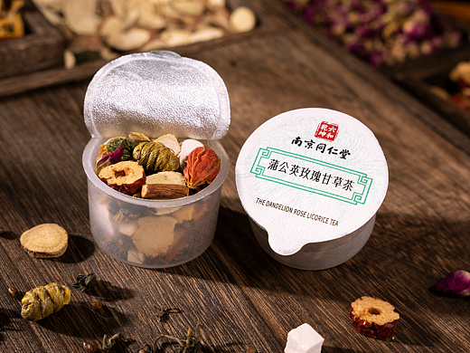 小罐养生茶产品拍照